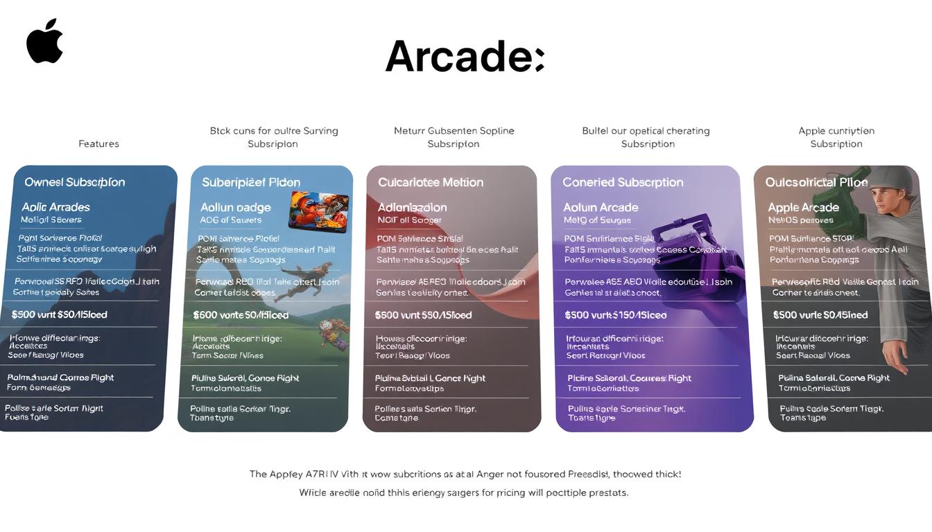 Apple Arcade Abonnement-Optionen
