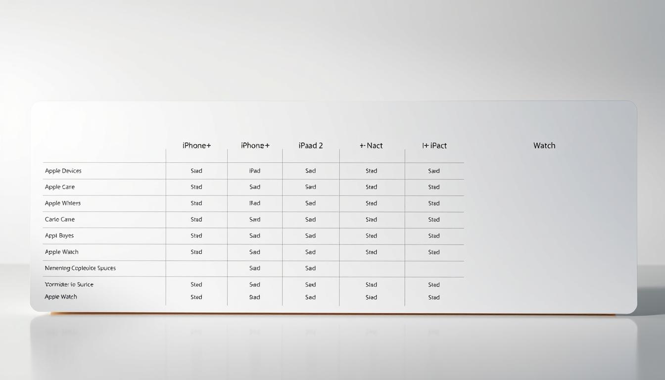 AppleCare+ Gerätekosten Übersicht