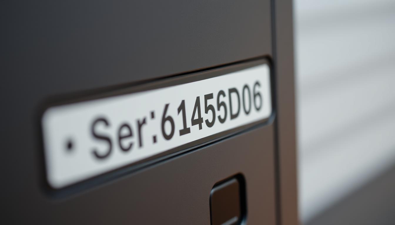 PC-Seriennummer finden