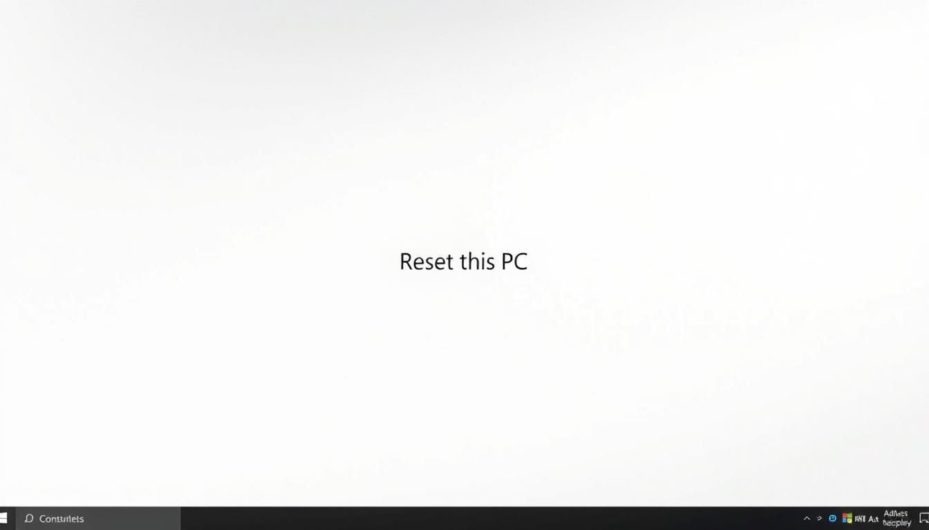 PC zurücksetzen Windows 11