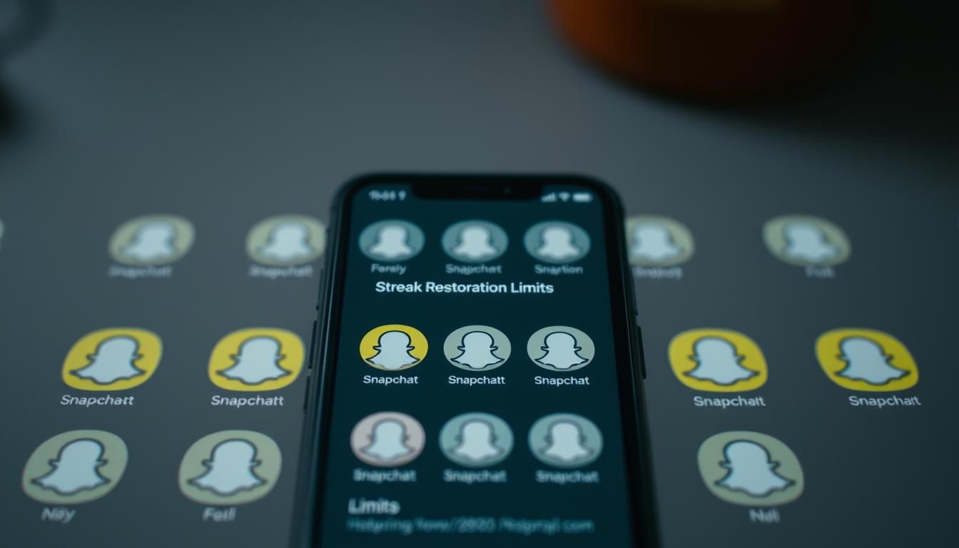 Snapchat Streak Wiederherstellungslimits