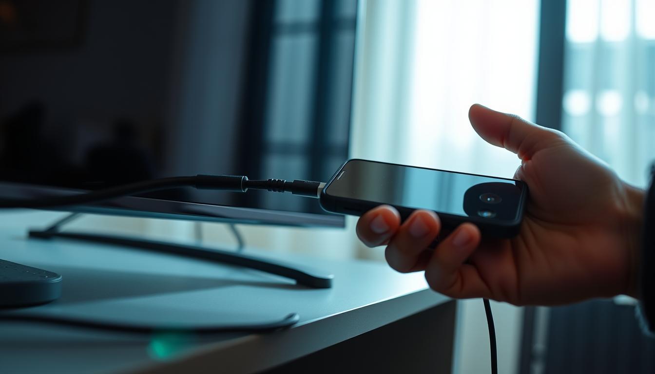 Wie verbinde ich mein Handy mit dem Fernseher?