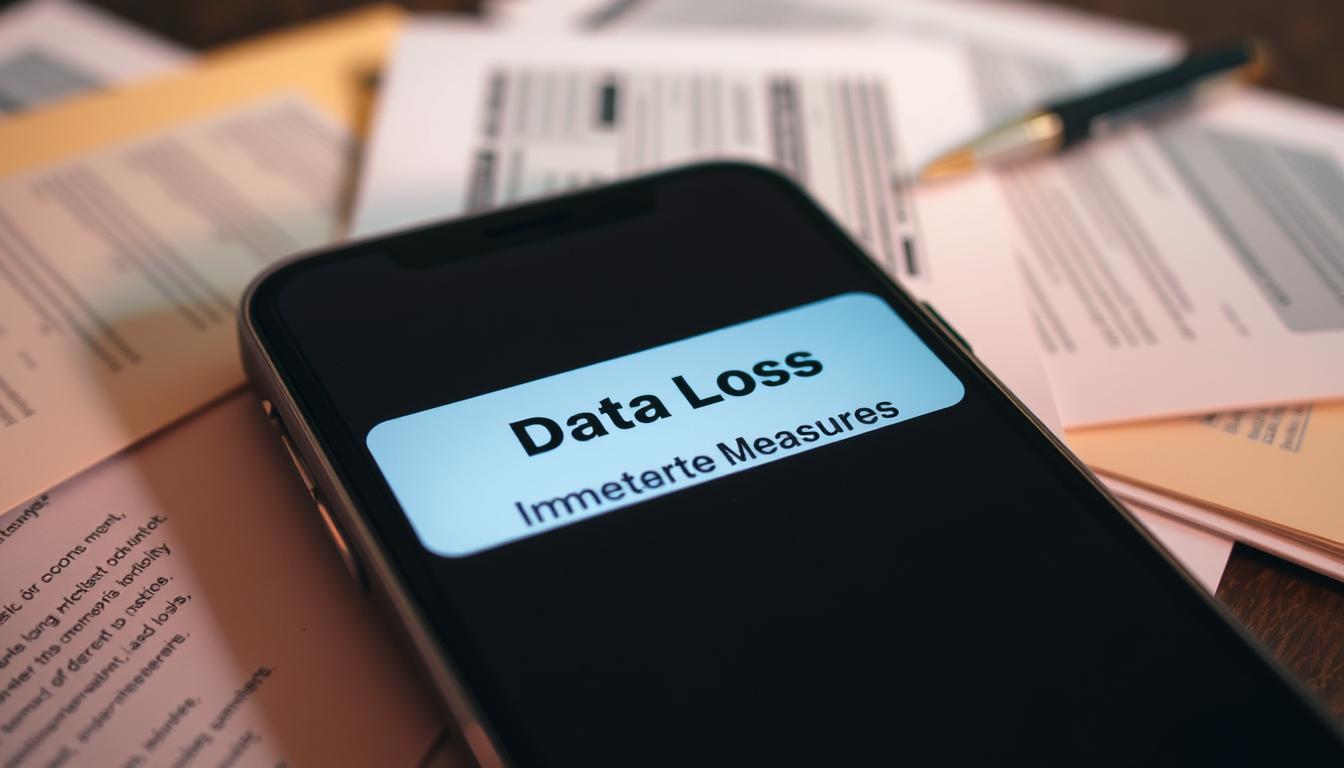 iPhone Datenverlust Sofortmaßnahmen